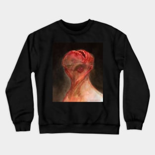 Portrait of a Man with Dangerous Thoughts Crewneck Sweatshirt